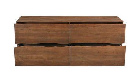 Watson 4 Drawer Dresser Brown by Moe's Home at Eve Furniture