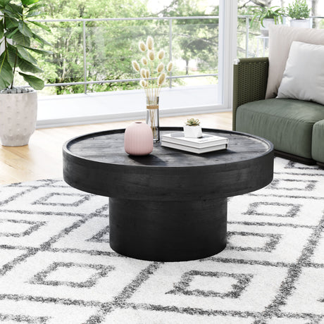 Watson Black Coffee Table by Zuomod at Eve Furniture