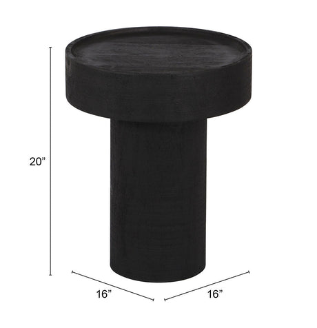 Watson Black Side Table by Zuomod at Eve Furniture