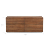 Watson Brown 4 Drawer Dresser by Moe's Home at Eve Furniture