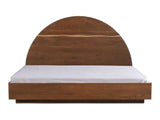 Watson Brown Queen Bed by Moe's Home at Eve Furniture