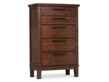 Watson Brown Upholstered Storage Panel Bedroom Set by Homelegance at Eve Furniture