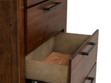 Watson Brown Upholstered Storage Panel Bedroom Set by Homelegance at Eve Furniture