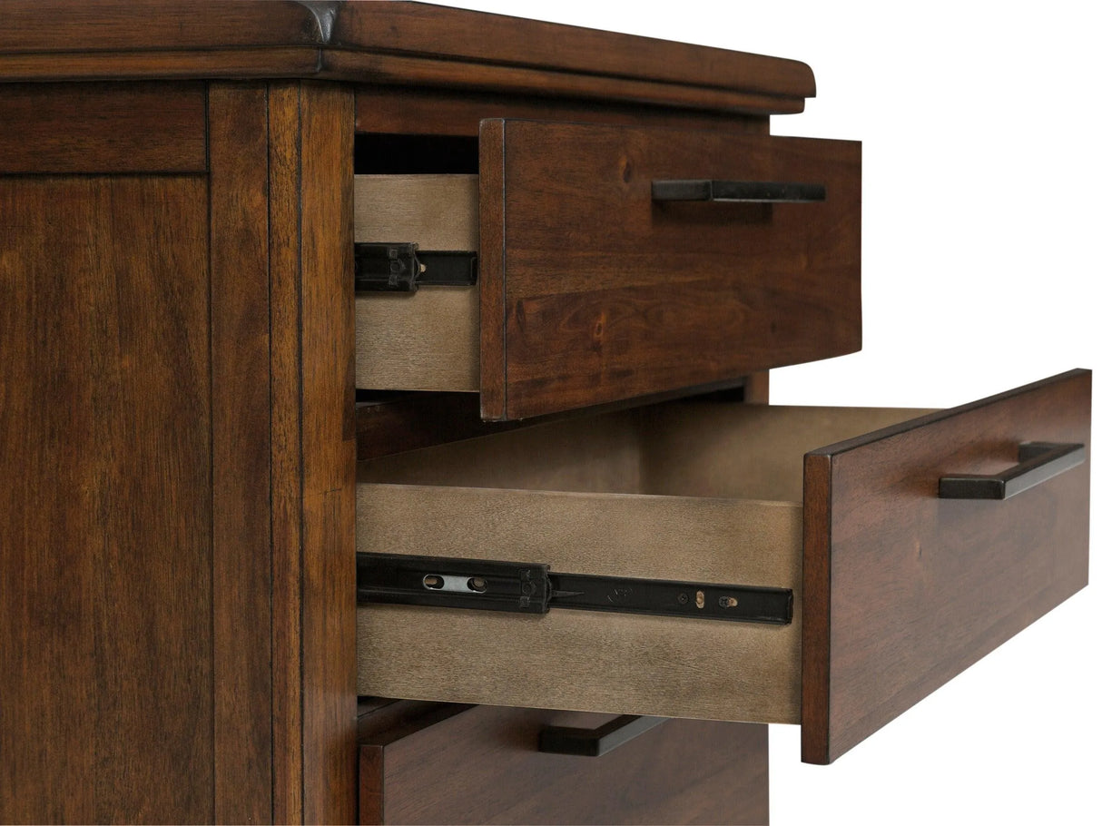 Watson Brown Upholstered Storage Panel Bedroom Set by Homelegance at Eve Furniture