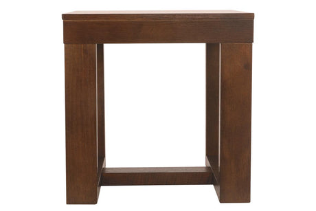 Watson Dark Brown End Table by Ashley at Eve Furniture