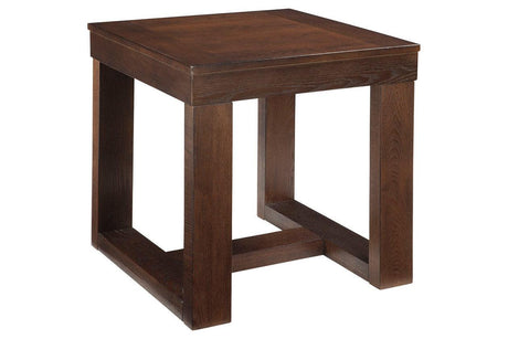 Watson Dark Brown End Table by Ashley at Eve Furniture