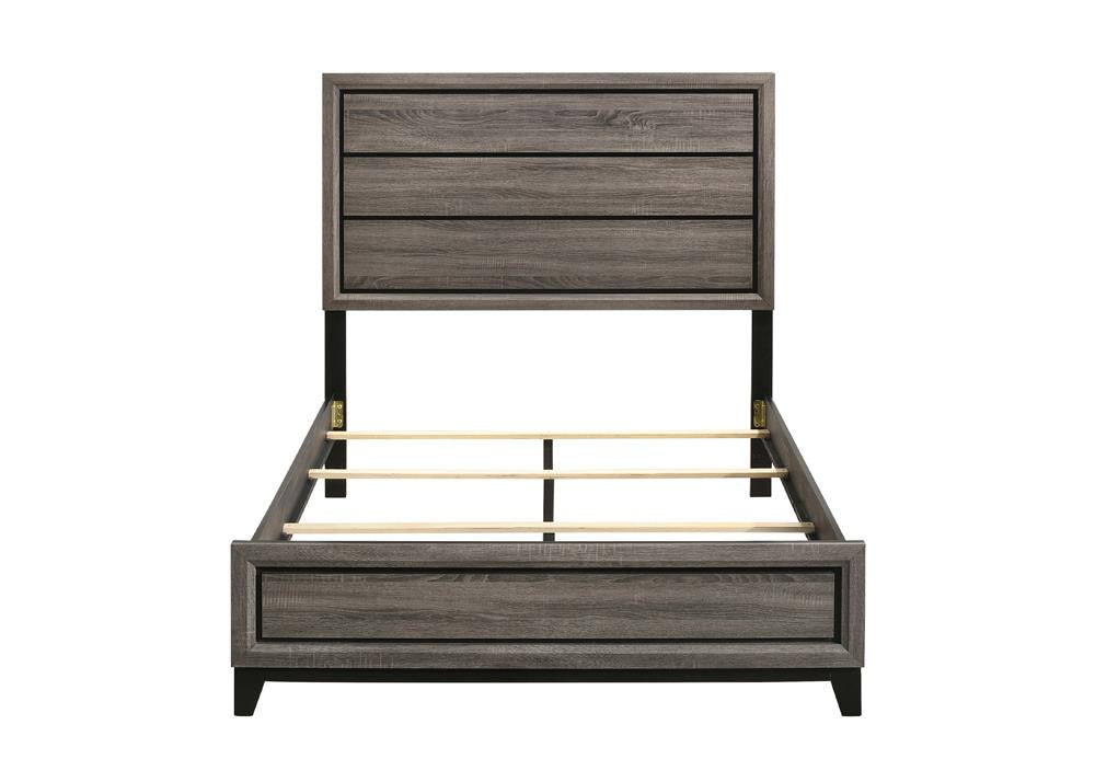 Watson Full Panel Bed Gray Oak