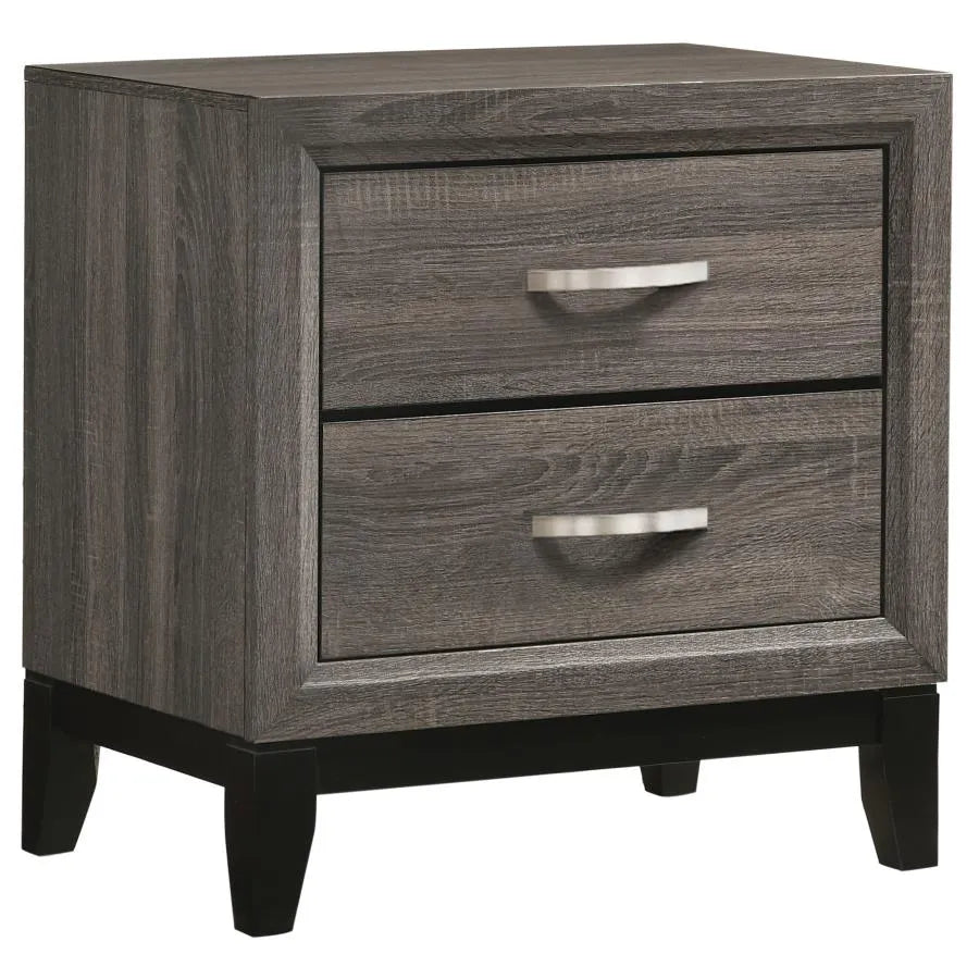 Watson Gray Oak 5-Piece Queen Bedroom Set by Coaster at Eve Furniture
