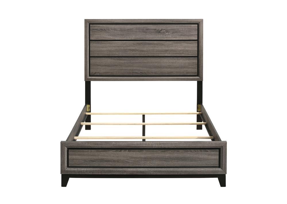 Watson Gray Oak Full Panel Bed by Coaster at Eve Furniture