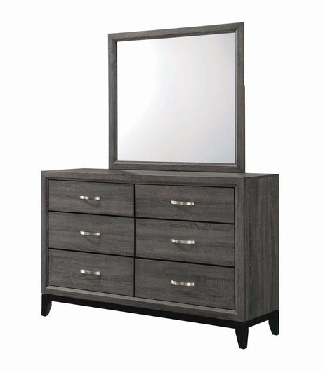 Watson Gray Oak Mirror by Coaster at Eve Furniture