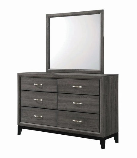 Watson Gray Oak Mirror by Coaster at Eve Furniture