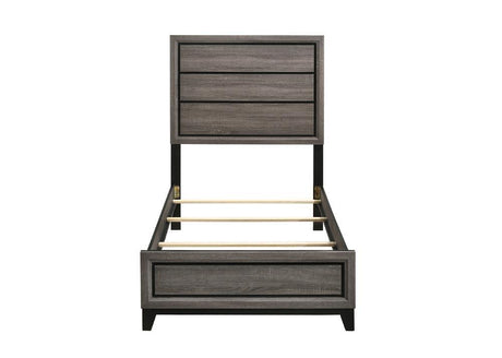 Watson Gray Oak Twin Panel Bed by Coaster at Eve Furniture