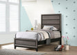 Watson Gray Oak Twin Panel Bed by Coaster at Eve Furniture