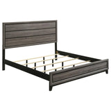 Watson Gray Oak/Black 5-Piece Eastern King Bedroom Set by Coaster at Eve Furniture