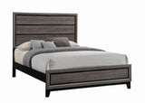 Watson Gray Oak/Black Queen Bed by Coaster at Eve Furniture