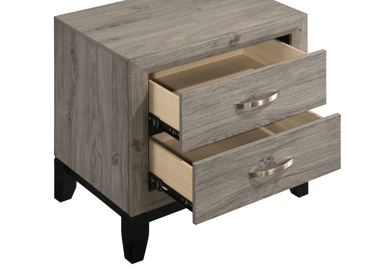 Watson Light Taupe 2-drawer Nightstand Bedside Table by Coaster at Eve Furniture