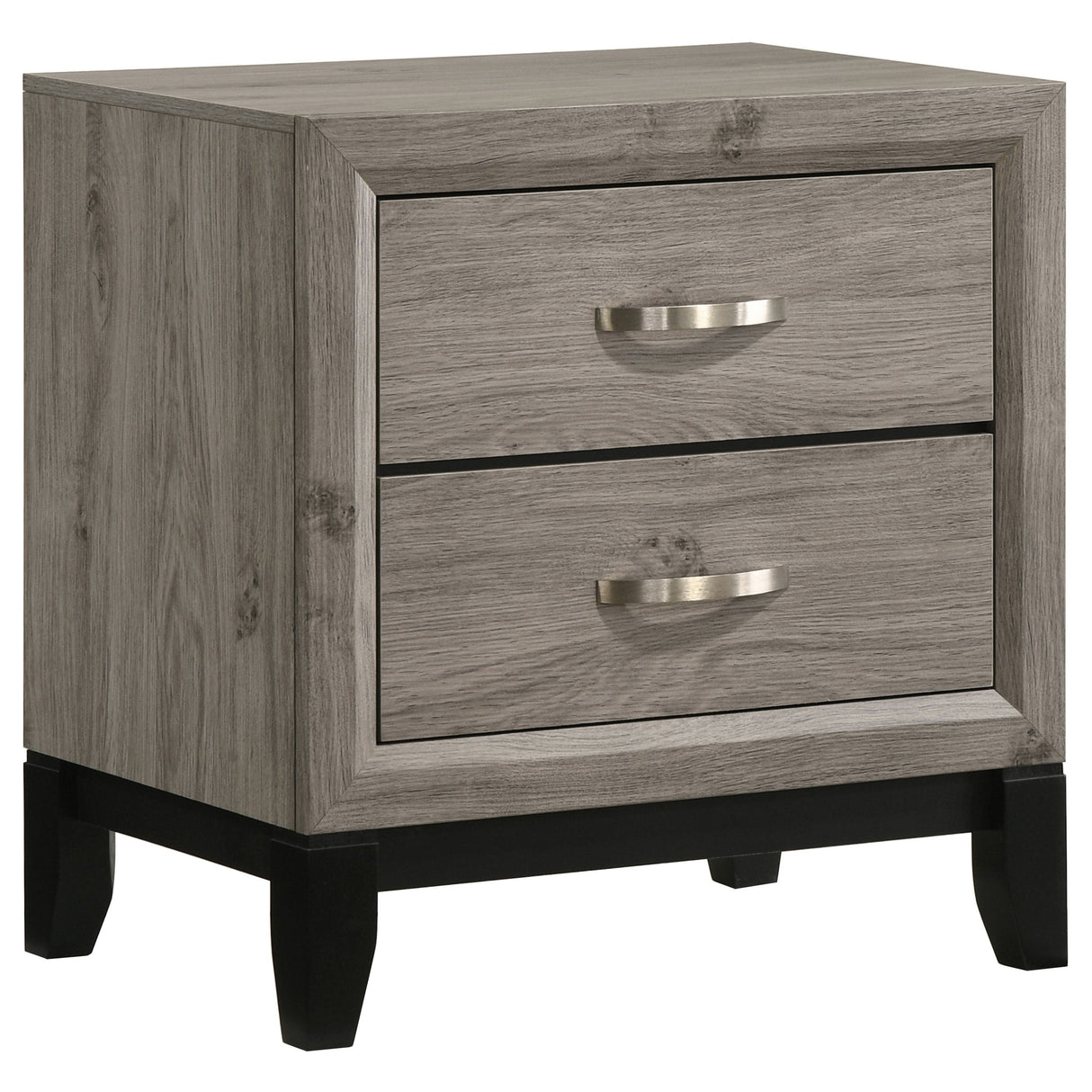Watson Light Taupe 2-drawer Nightstand Bedside Table by Coaster at Eve Furniture