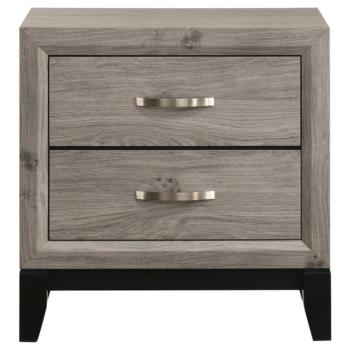 Watson Light Taupe 2-drawer Nightstand Bedside Table by Coaster at Eve Furniture