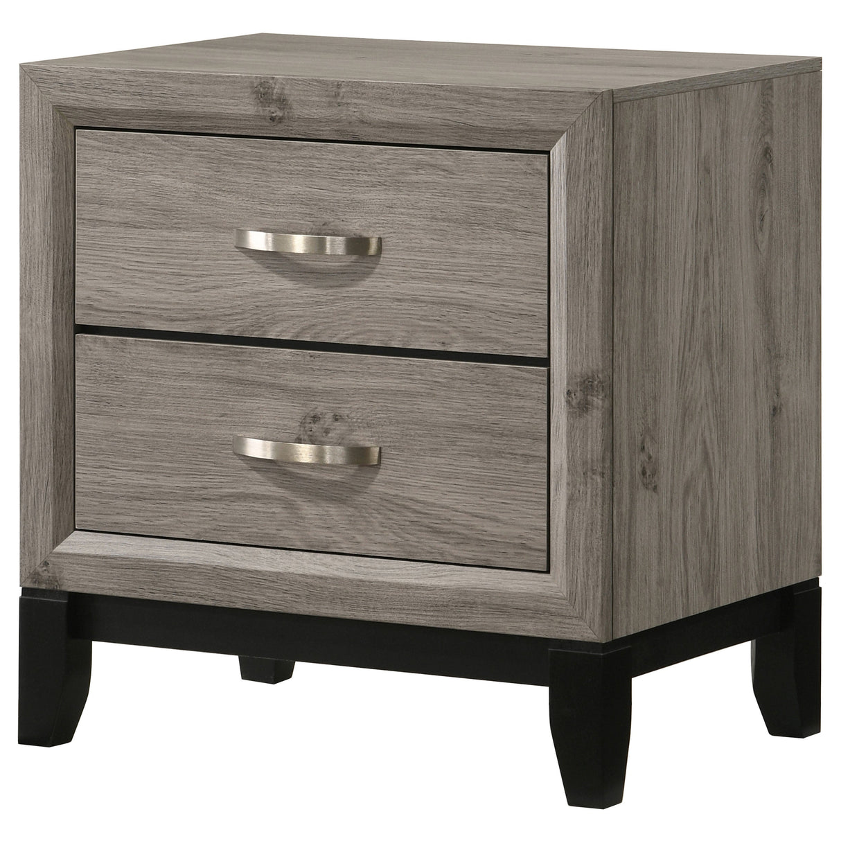 Watson Light Taupe 2-drawer Nightstand Bedside Table by Coaster at Eve Furniture