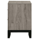 Watson Light Taupe 2-drawer Nightstand Bedside Table by Coaster at Eve Furniture