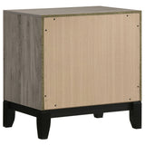 Watson Light Taupe 2-drawer Nightstand Bedside Table by Coaster at Eve Furniture