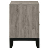Watson Light Taupe 2-drawer Nightstand Bedside Table by Coaster at Eve Furniture