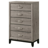Watson Light Taupe 5-drawer Bedroom Chest of Drawers by Coaster at Eve Furniture