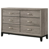 Watson Light Taupe 6-drawer Bedroom Dresser Cabinet by Coaster at Eve Furniture