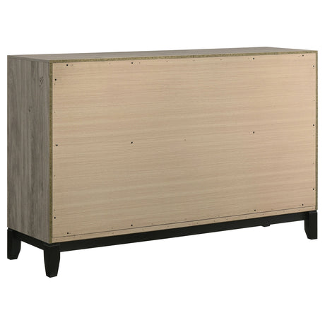 Watson Light Taupe 6-drawer Bedroom Dresser Cabinet by Coaster at Eve Furniture