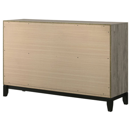 Watson Light Taupe 6-drawer Bedroom Dresser Cabinet by Coaster at Eve Furniture