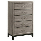 Watson Light Taupe Five-piece Eastern King Bedroom Set by Coaster at Eve Furniture