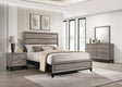 Watson Light Taupe Four-piece Eastern King Bedroom Set by Coaster at Eve Furniture