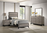 Watson Light Taupe Four-piece Twin Bedroom Set by Coaster at Eve Furniture