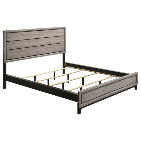 Watson Light Taupe Wood California King Panel Bed by Coaster at Eve Furniture