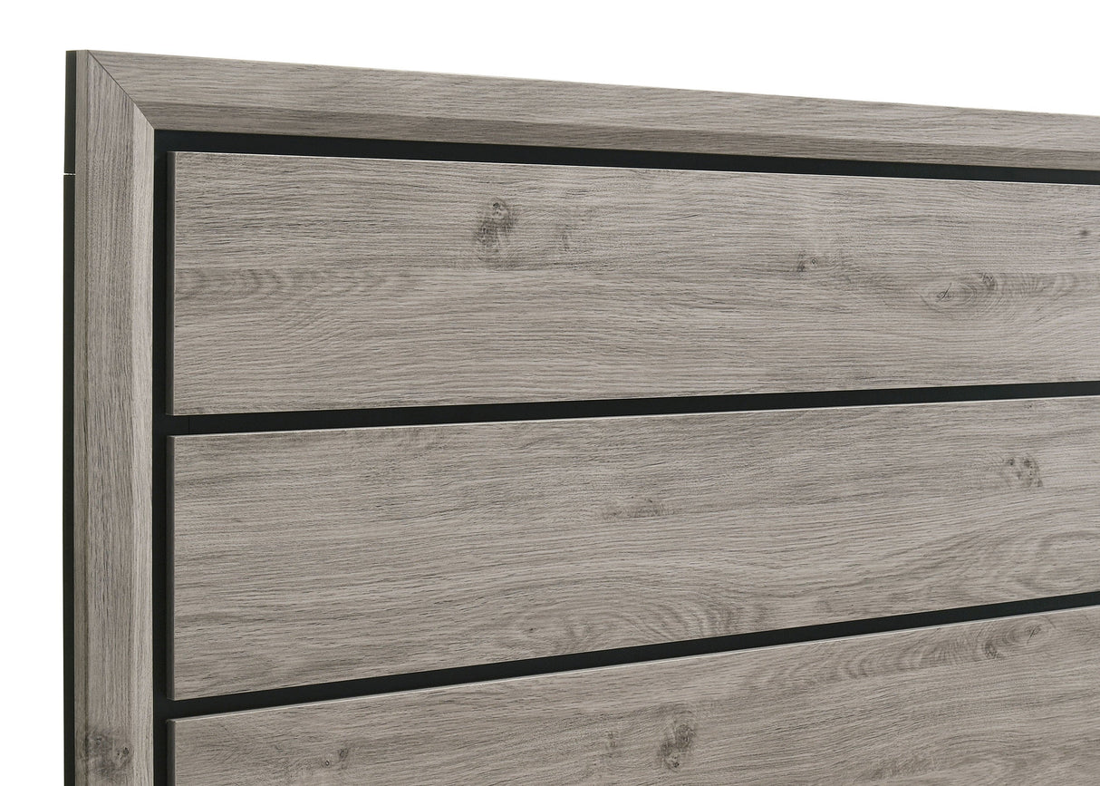 Watson Light Taupe Wood California King Panel Bed by Coaster at Eve Furniture