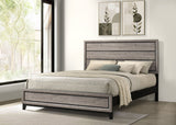 Watson Light Taupe Wood California King Panel Bed by Coaster at Eve Furniture