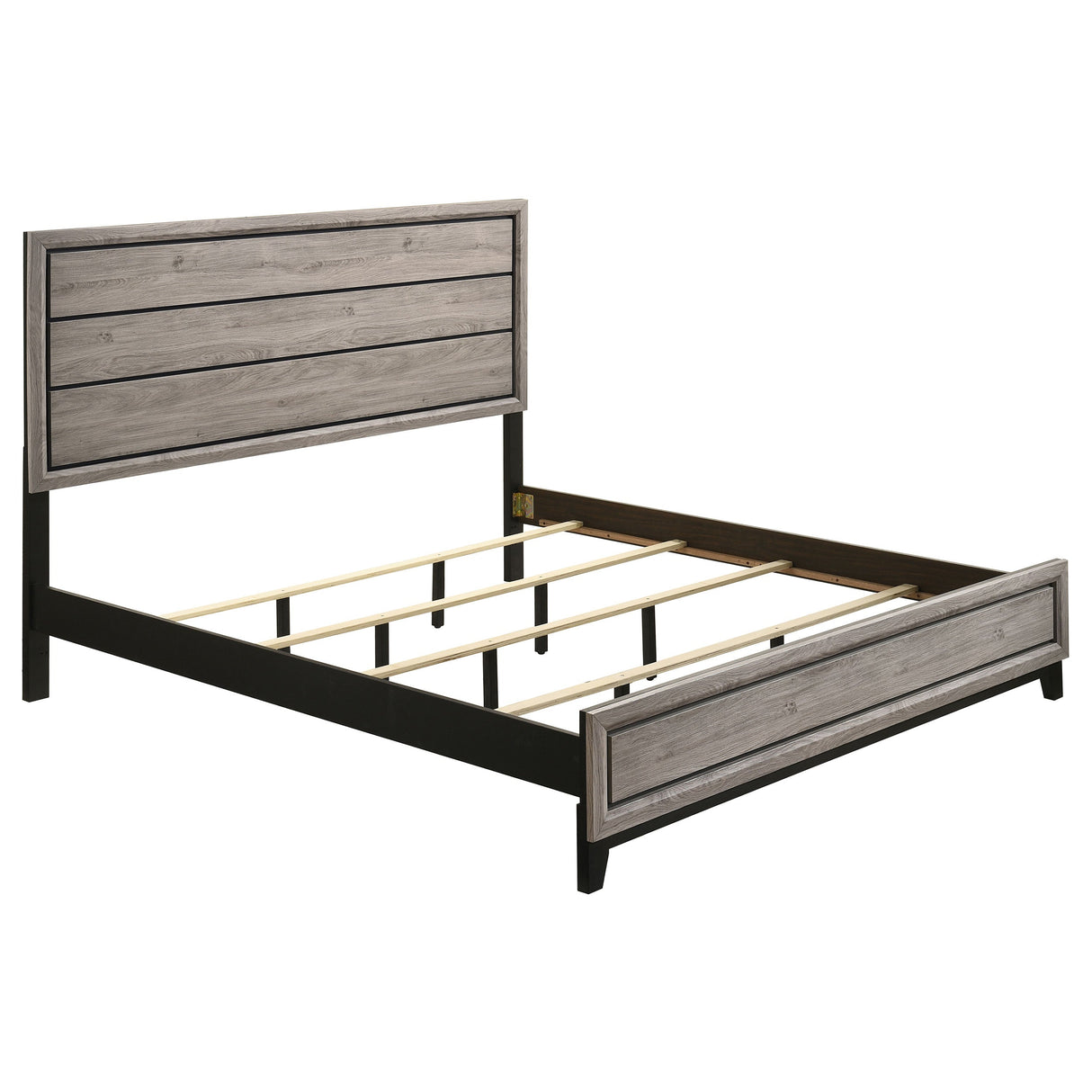 Watson Light Taupe Wood Eastern King Panel Bed by Coaster at Eve Furniture