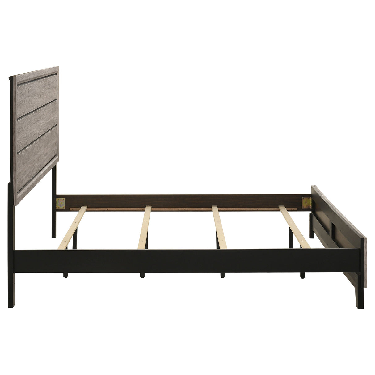 Watson Light Taupe Wood Eastern King Panel Bed by Coaster at Eve Furniture