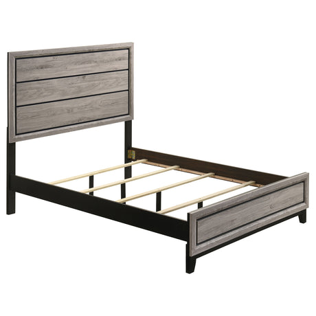 Watson Light Taupe Wood Full Panel Bed by Coaster at Eve Furniture