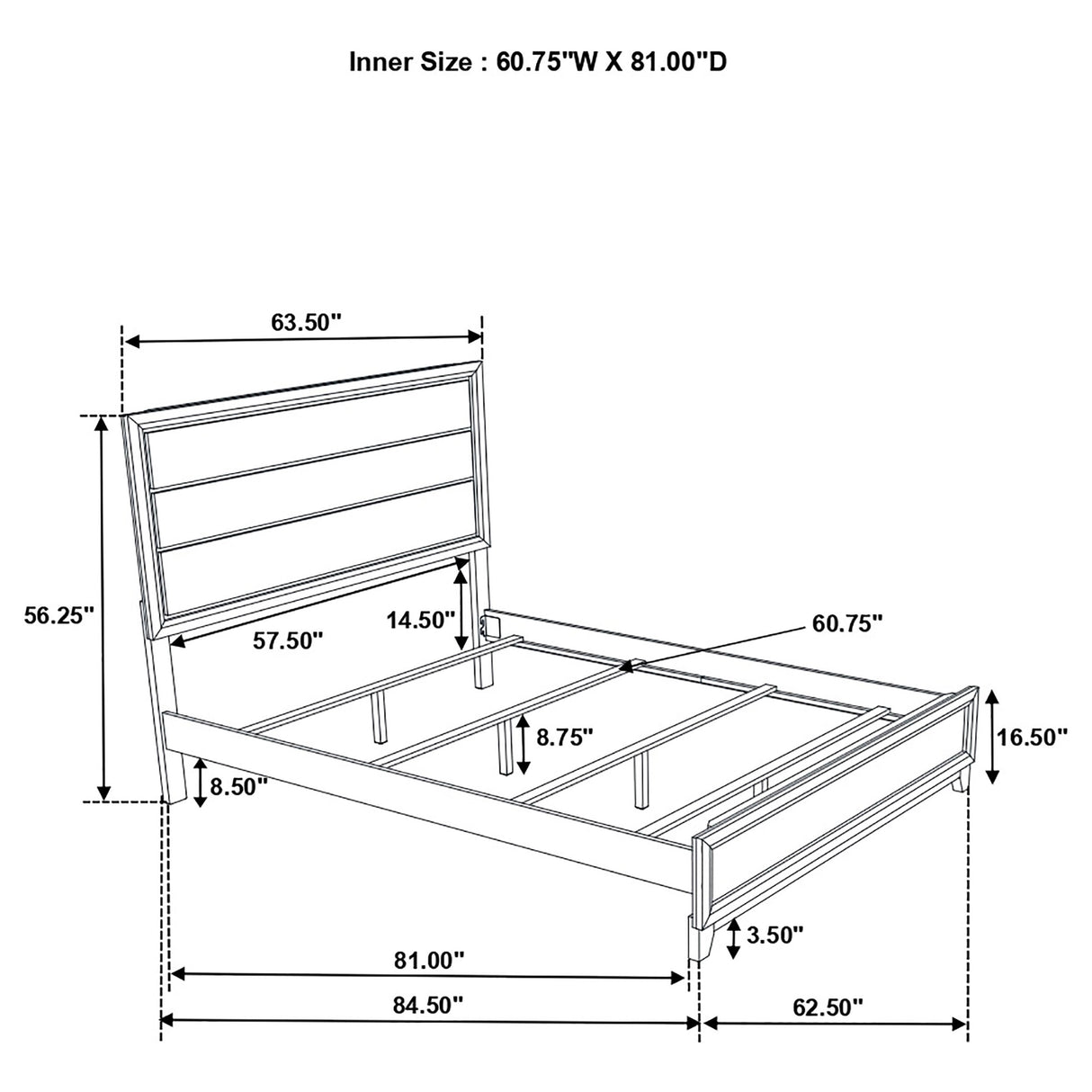 Watson Light Taupe Wood Queen Panel Bed by Coaster at Eve Furniture
