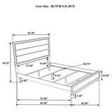 Watson Light Taupe Wood Queen Panel Bed by Coaster at Eve Furniture