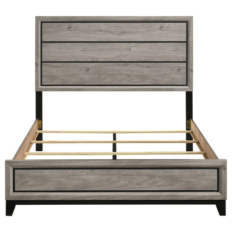 Watson Light Taupe Wood Queen Panel Bed by Coaster at Eve Furniture