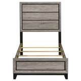 Watson Light Taupe Wood Twin Panel Bed by Coaster at Eve Furniture