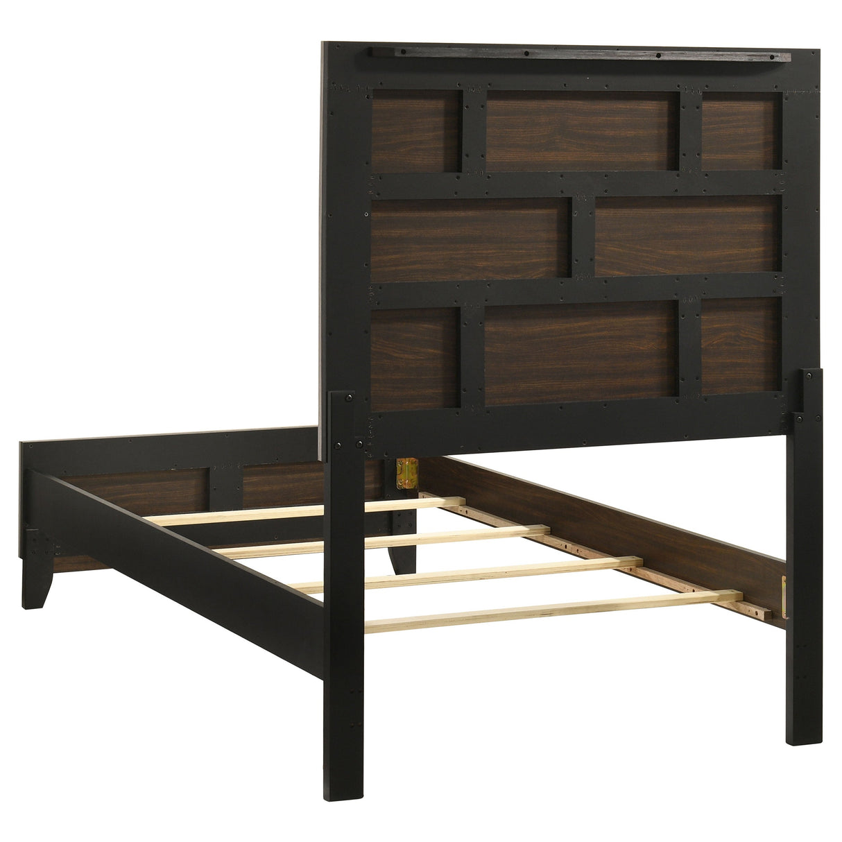 Watson Light Taupe Wood Twin Panel Bed by Coaster at Eve Furniture