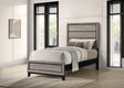 Watson Light Taupe Wood Twin Panel Bed by Coaster at Eve Furniture