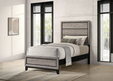 Watson Light Taupe Wood Twin Panel Bed by Coaster at Eve Furniture