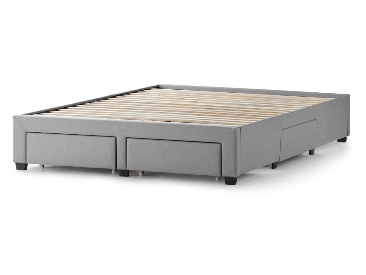Watson Stone Cal King Platform Bed Base by Malouf at Eve Furniture