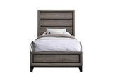 Watson Twin Panel Bed Gray Oak