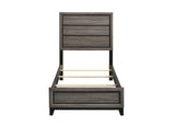 Watson Twin Panel Bed Gray Oak