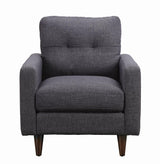 Watsonville Tufted Back Chair Gray